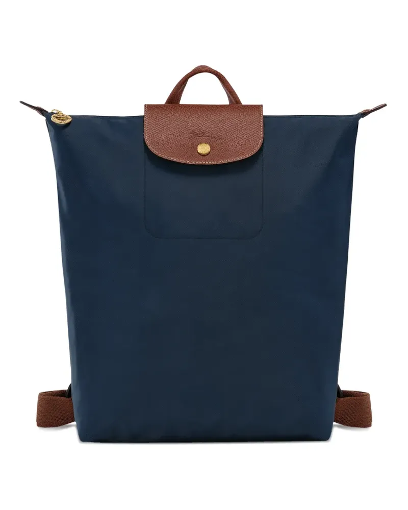 Longchamp Mittelgroßer Le Pliage Rucksack - Blau Blau