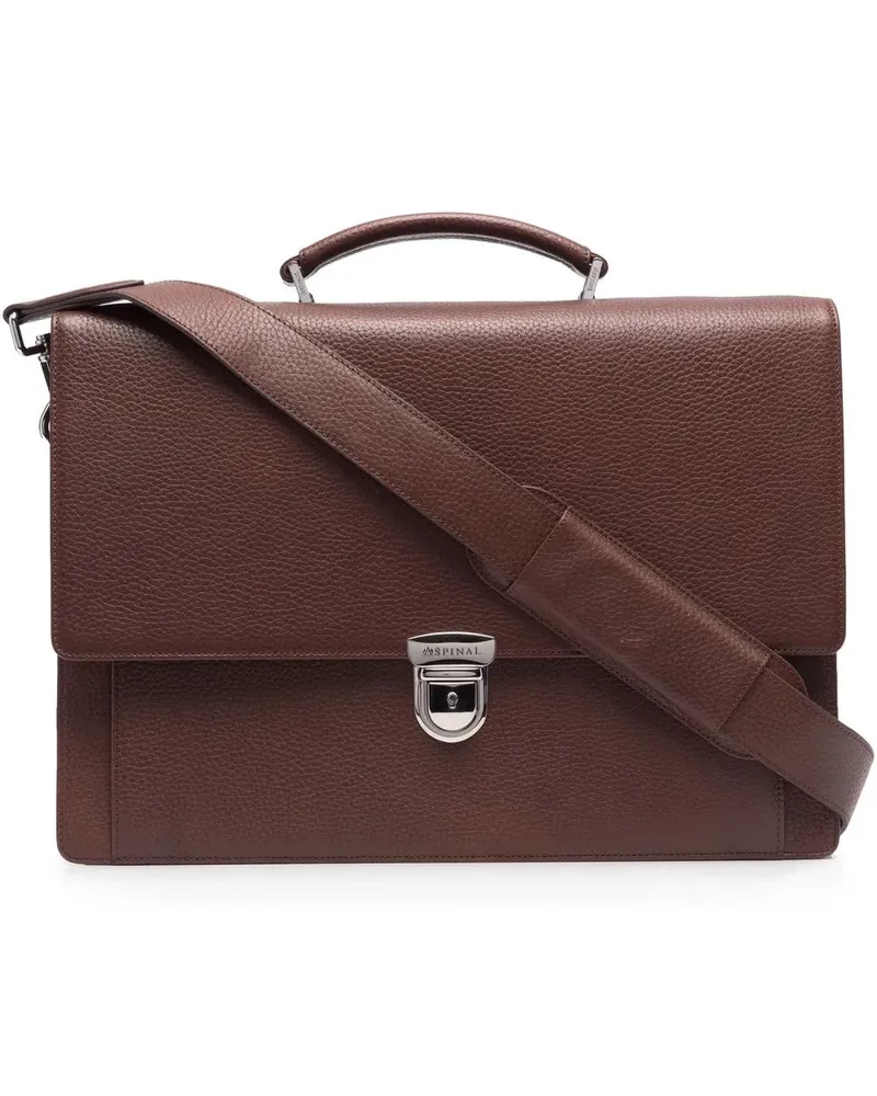 Aspinal of London City Laptoptasche - Braun Braun