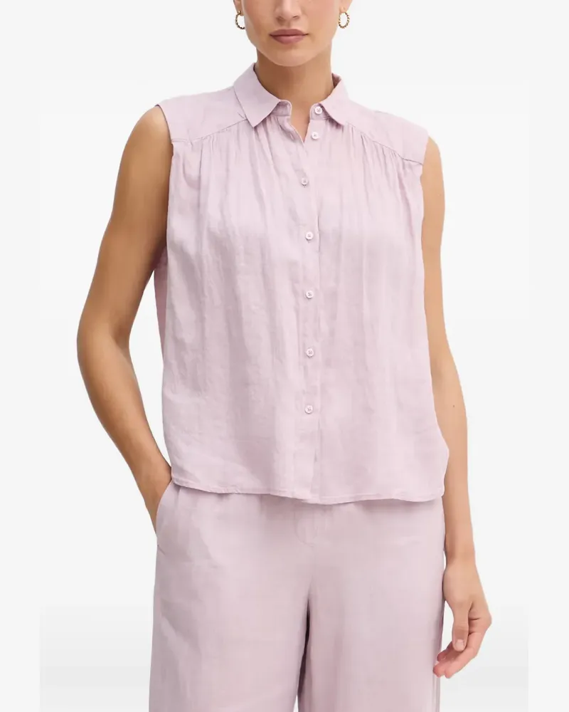 Benetton Ärmelloses Hemd - Rosa Rosa