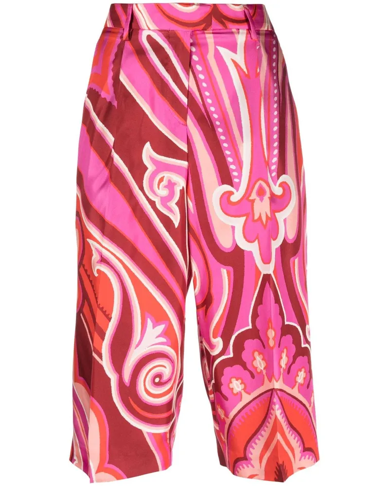 Etro Shorts mit grafischem Print - Rosa Rosa