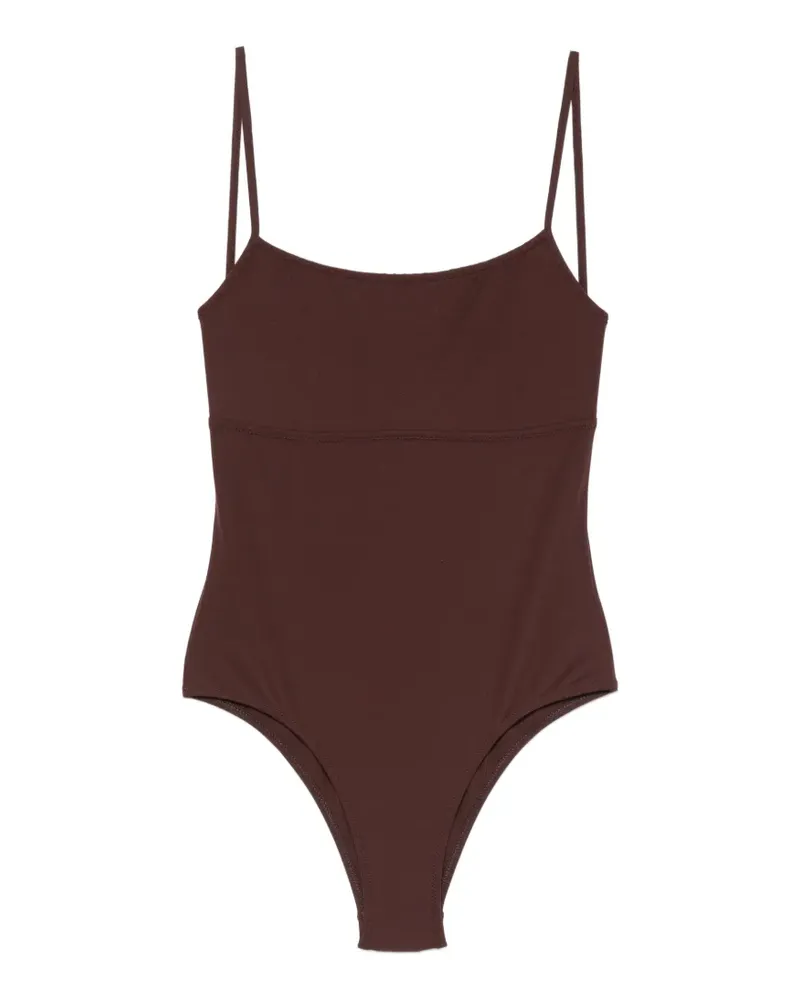Laura Urbinati scoop-neck swimsuit - Braun Braun