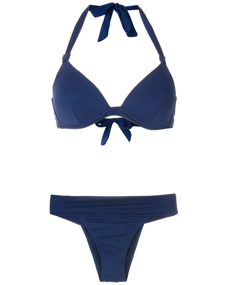 Amir Slama Balconette-Bikini - Blau Blau