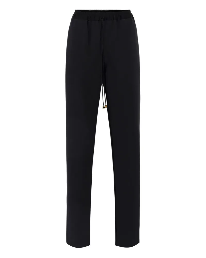 Elisabetta Franchi Gerade Hose mit Streifen - Schwarz Schwarz