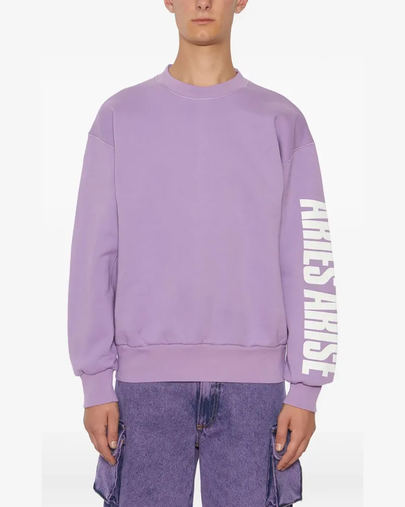 Aries crew-neck sweatshirt - Violett Violett