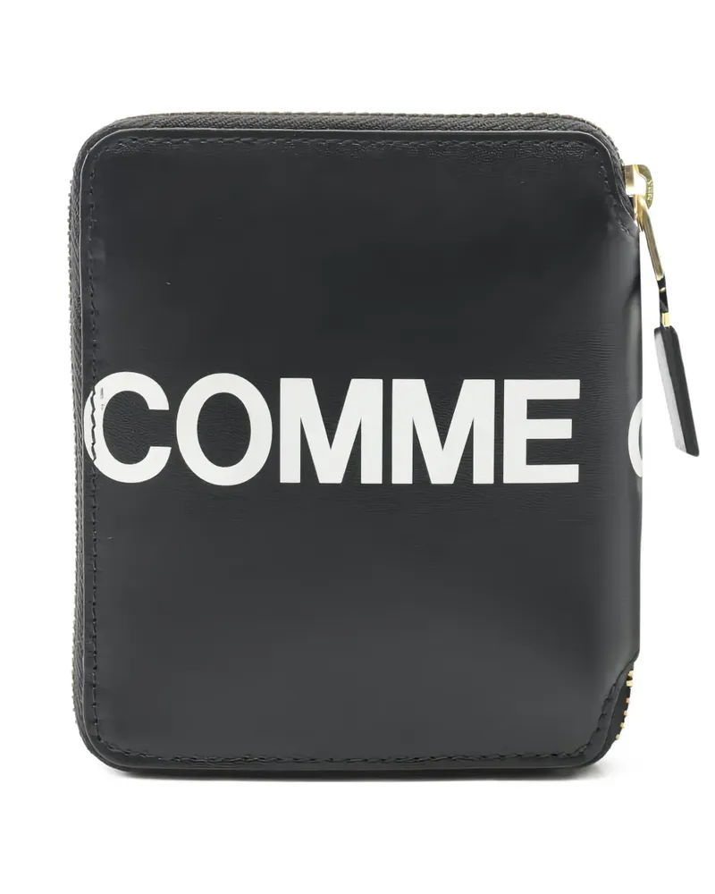 Comme des Garçons 2020s Portemonnaie mit rundem Reißverschluss - Schwarz Schwarz