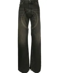 OFF-WHITE Ausgeblichene Wheel Over Jeans Braun