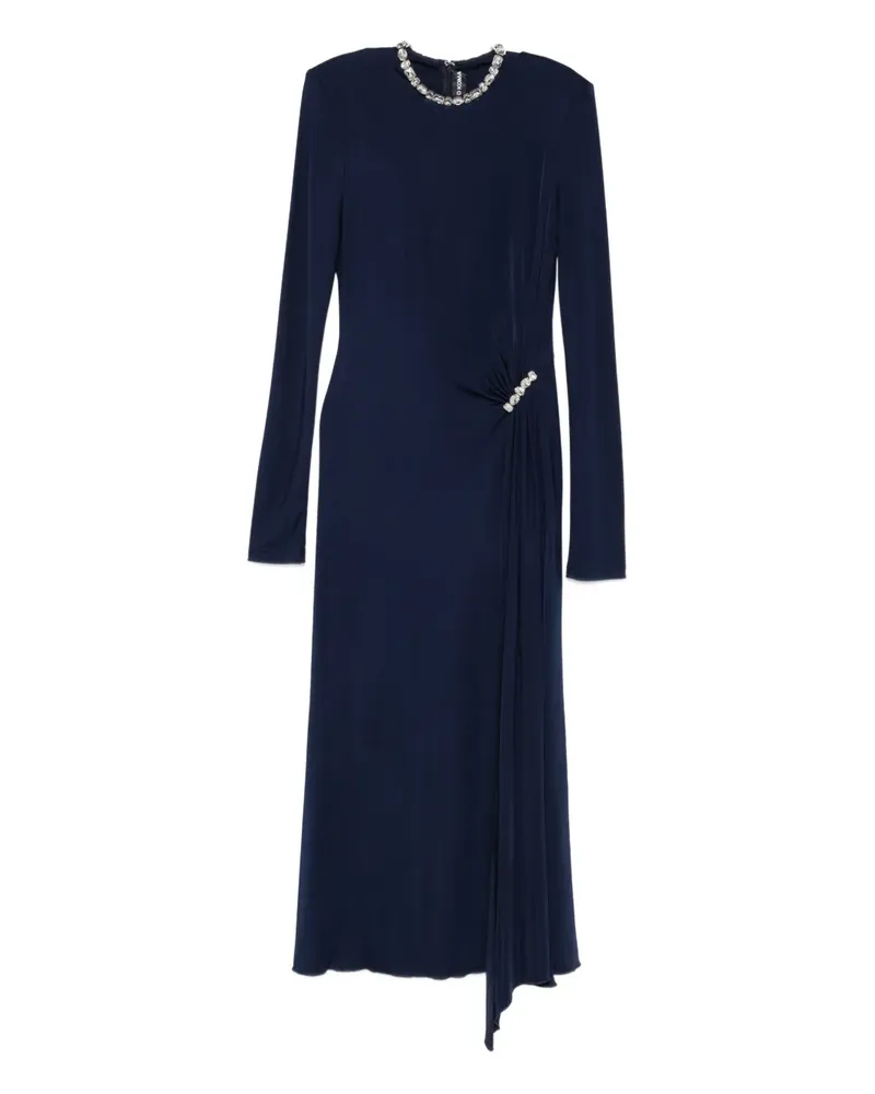 David Koma Verziertes Midikleid - Blau Blau