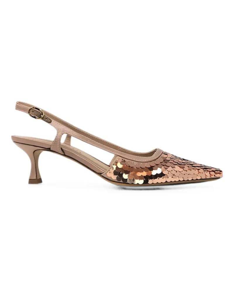FESTA Milano Slingback-Pumps mit Pailletten - Gold Gold