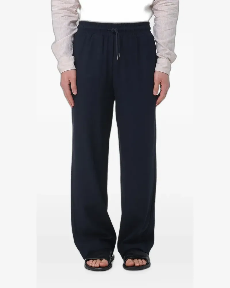Emporio Armani drawstring track pants - Blau Blau