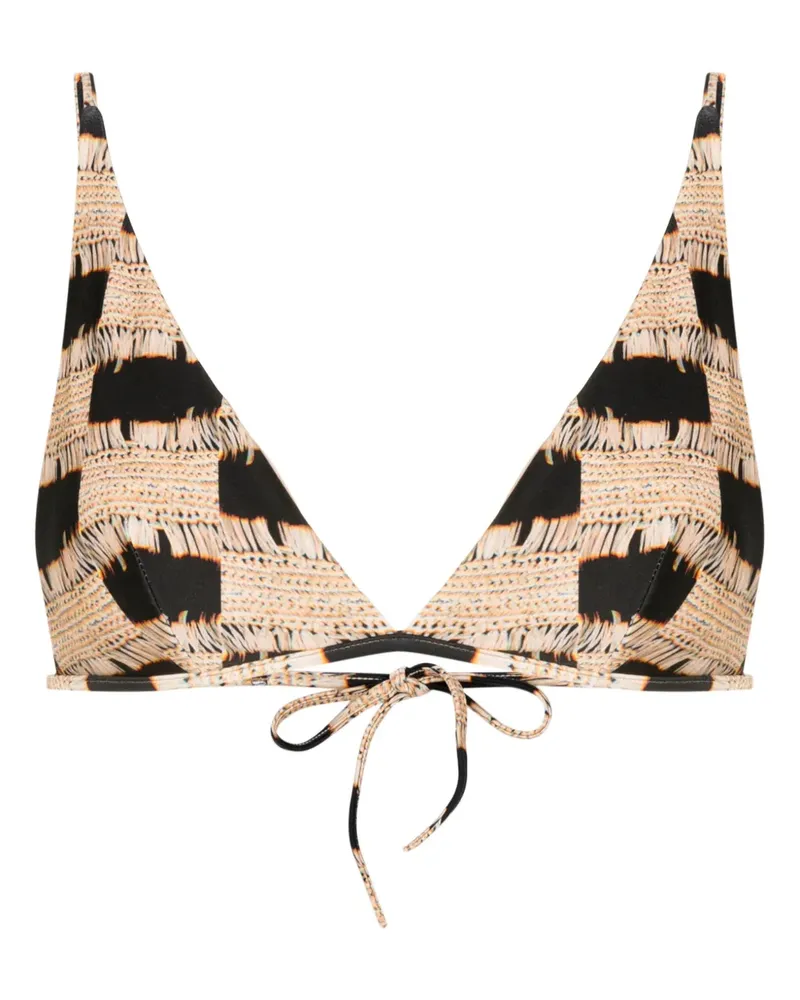 Lenny Niemeyer Bikinioberteil mit Print - Schwarz Schwarz