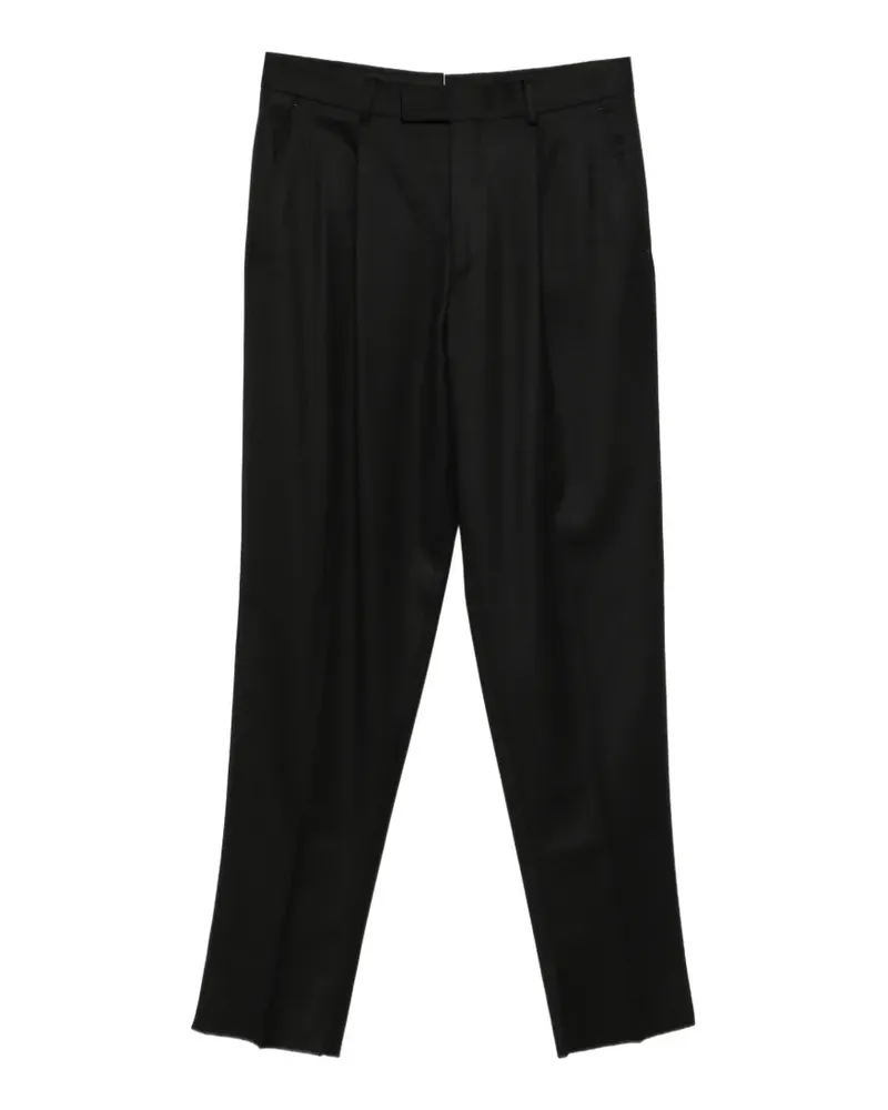 Ermenegildo Zegna Klassische Bundfaltenhose - Schwarz Schwarz
