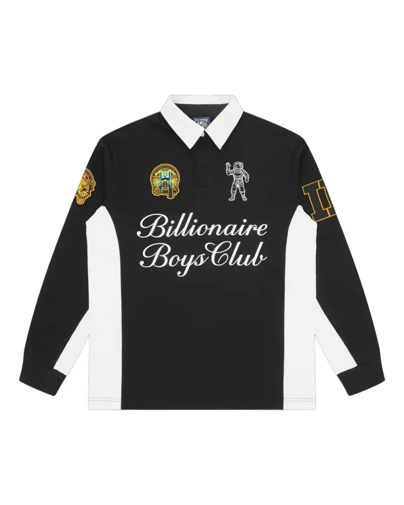 Billionaire Boys Club Poloshirt mit Logo-Stickerei - Schwarz Schwarz