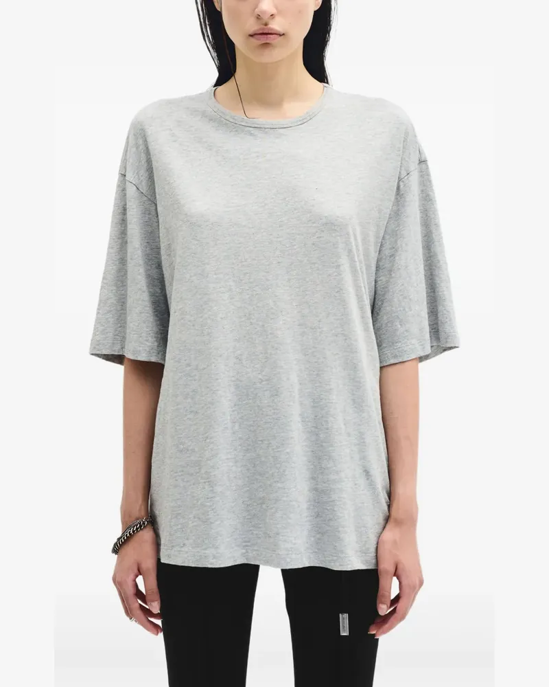 Ann Demeulemeester Aga Sunset Bleeding T-Shirt - Grau Grau