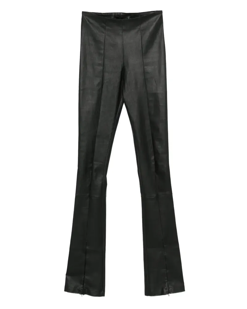 Salvatore Santoro Hose aus Leder - Schwarz Schwarz