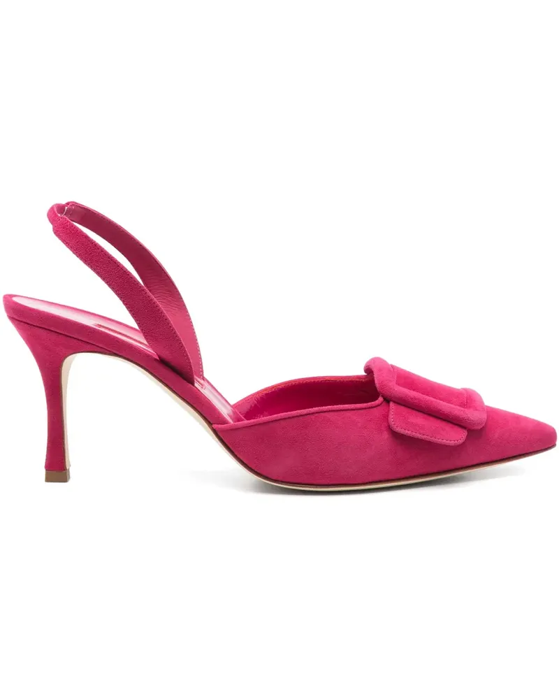 Manolo Blahnik Maysale Slingback-Sandalen 70mm - Rosa Rosa