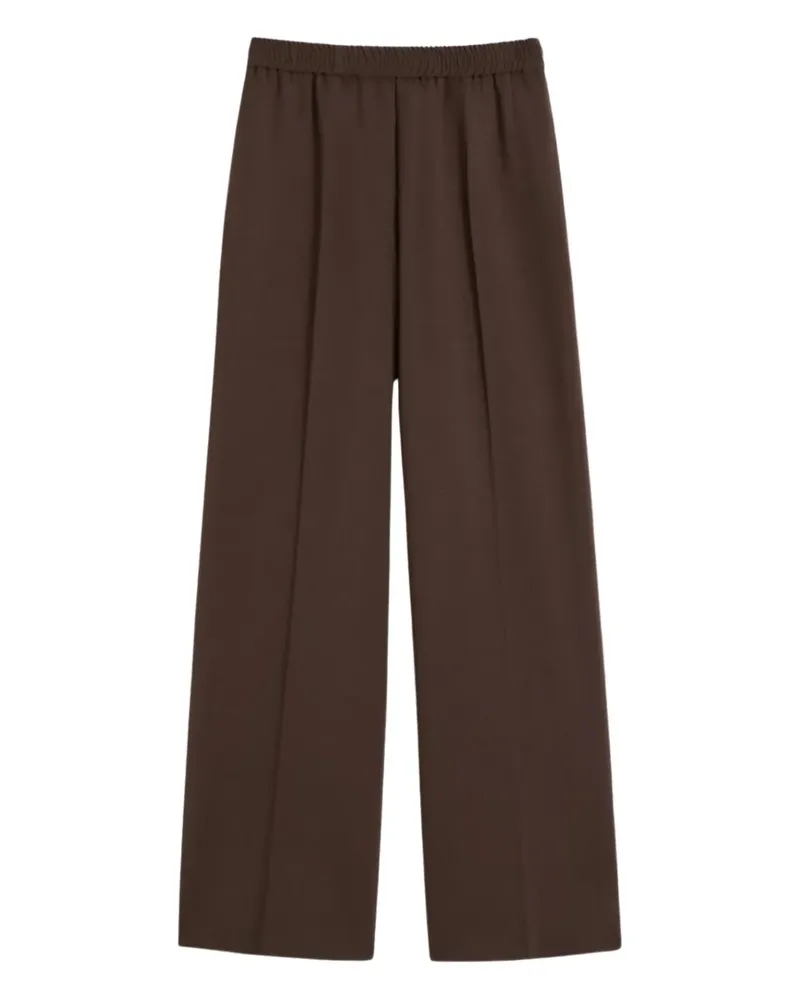 Max Mara Hose mit elastischem Bund - Braun Braun