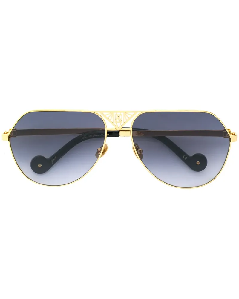 Anna-Karin Karlsson The Art Deco' Pilotenbrille - Metallic Metallic
