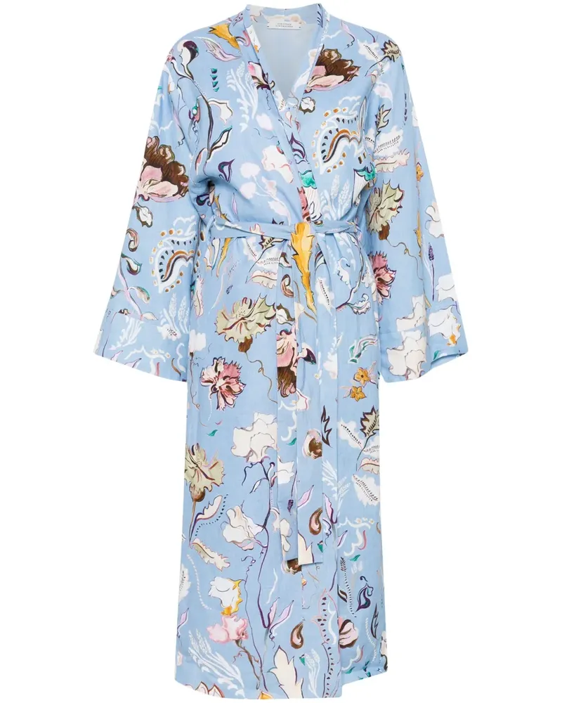 Dorothee Schumacher Floral Power Mantel - Blau Blau