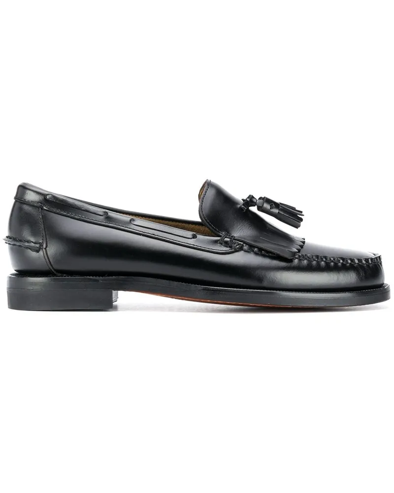 Sebago Loafer mit Quasten Schwarz