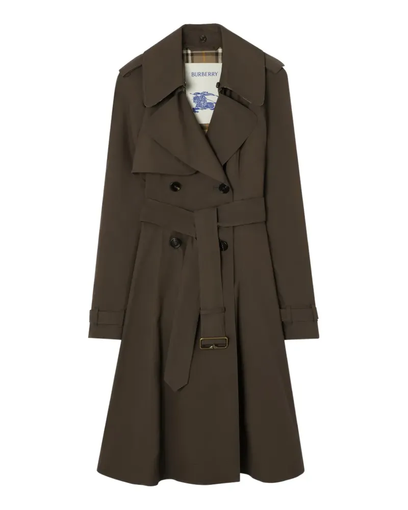 Burberry Langer Gabardine Pembury Trenchcoat - Braun Braun