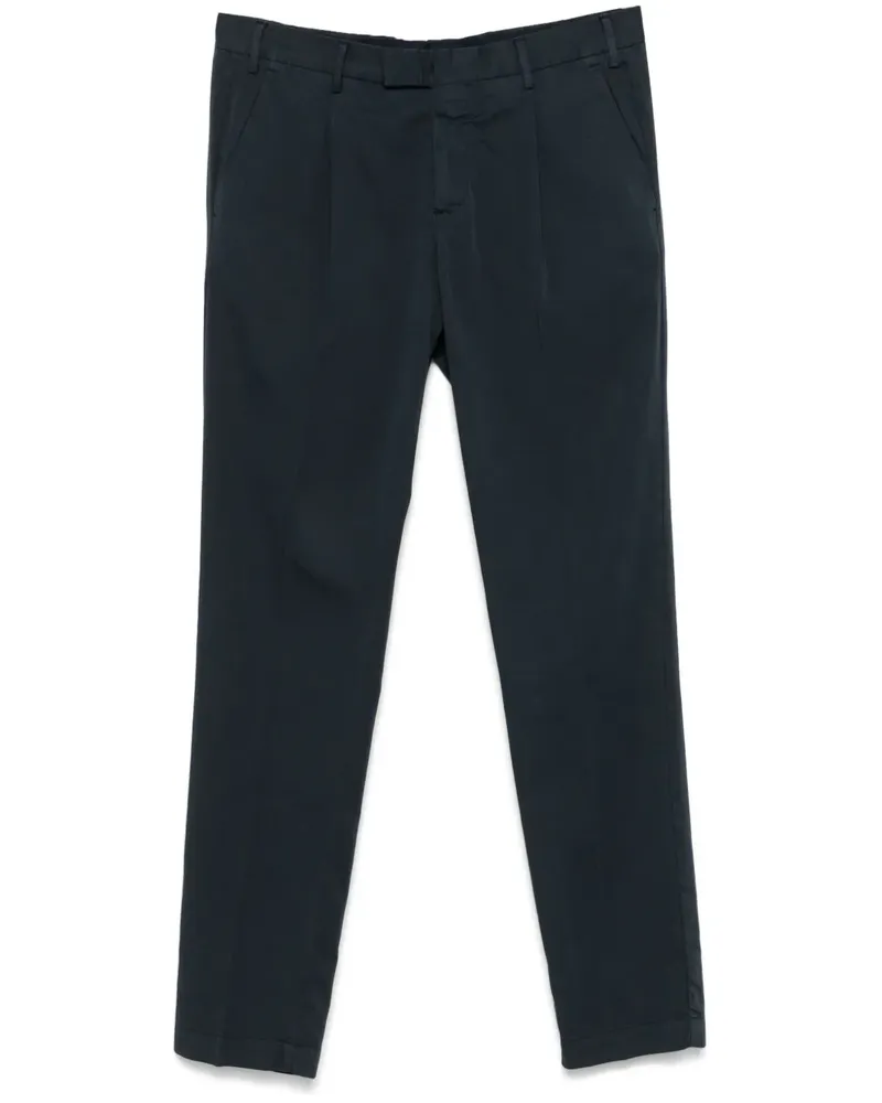 PT TORINO Chino mit Faltendetail - Blau Blau