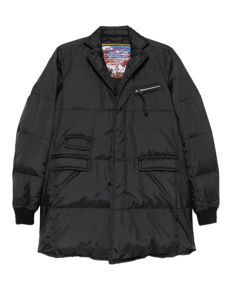 Dsquared2 2000s wattierte Steppjacke - Schwarz Schwarz