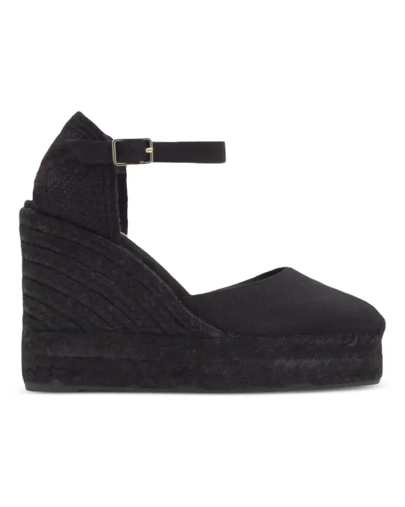 Castañer Carol C buckle-fastening wedge espadrilles - Schwarz Schwarz