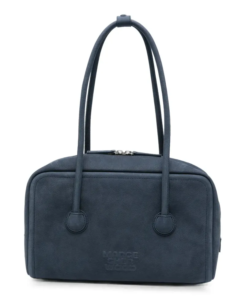 Marge Sherwood Tote Bag mit Logo-Prägung - Blau Blau
