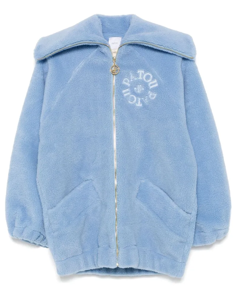 Patou Bomberjacke aus Shearling - Blau Blau