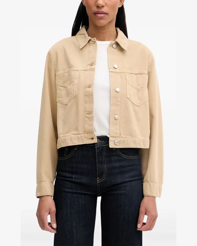 Marc O'Polo cropped denim jacket - Nude Nude
