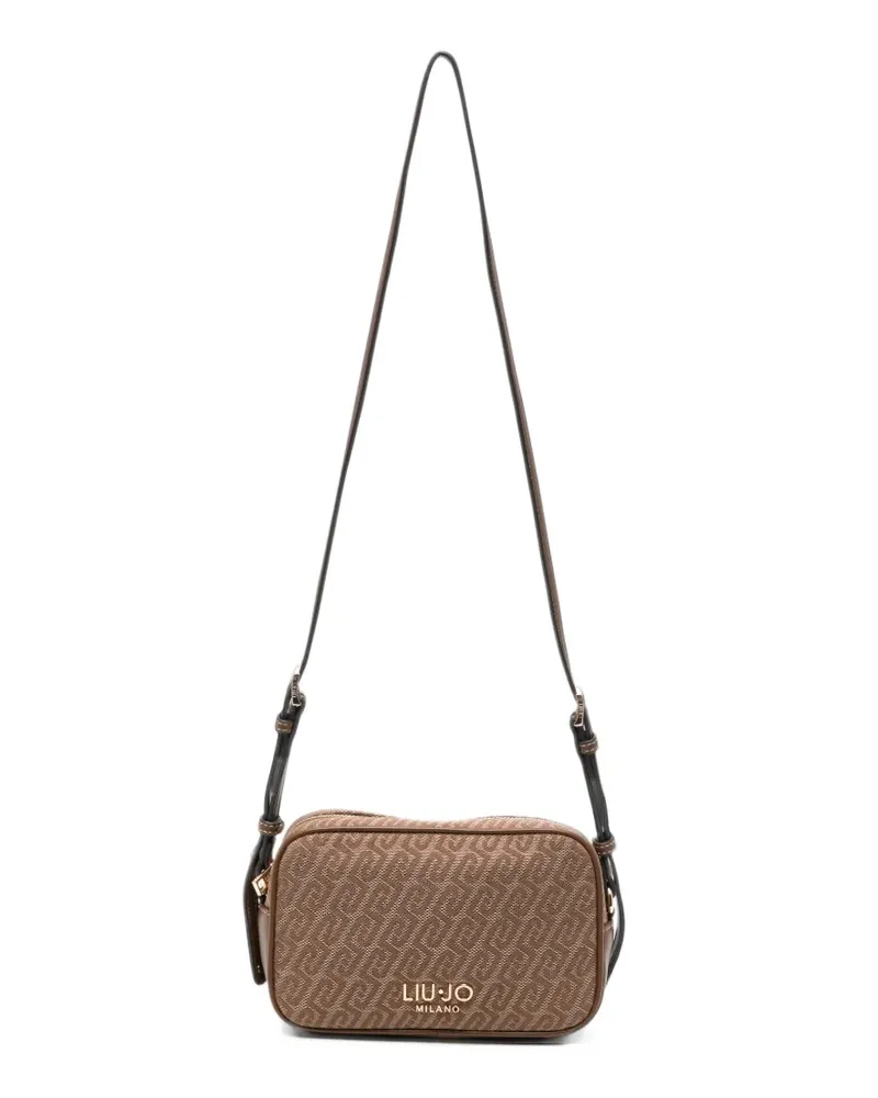 Liu Jo small monogram-jacquard camera bag - Braun Braun