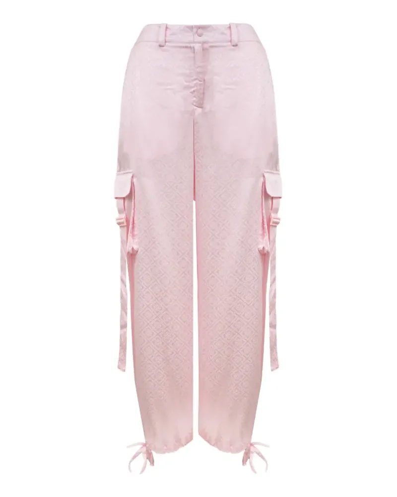 Casablanca Paris patterned cargo pants - Rosa Rosa