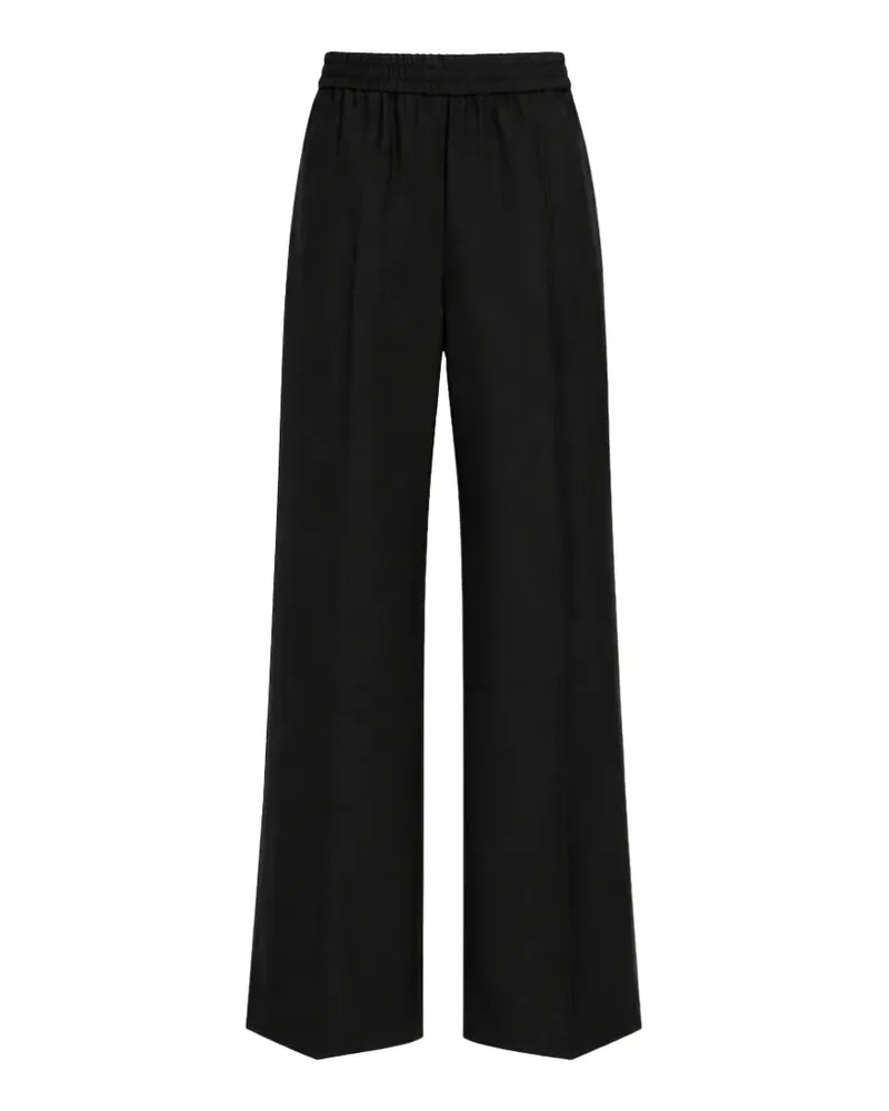 Max Mara Hose mit elastischem Bund - Schwarz Schwarz