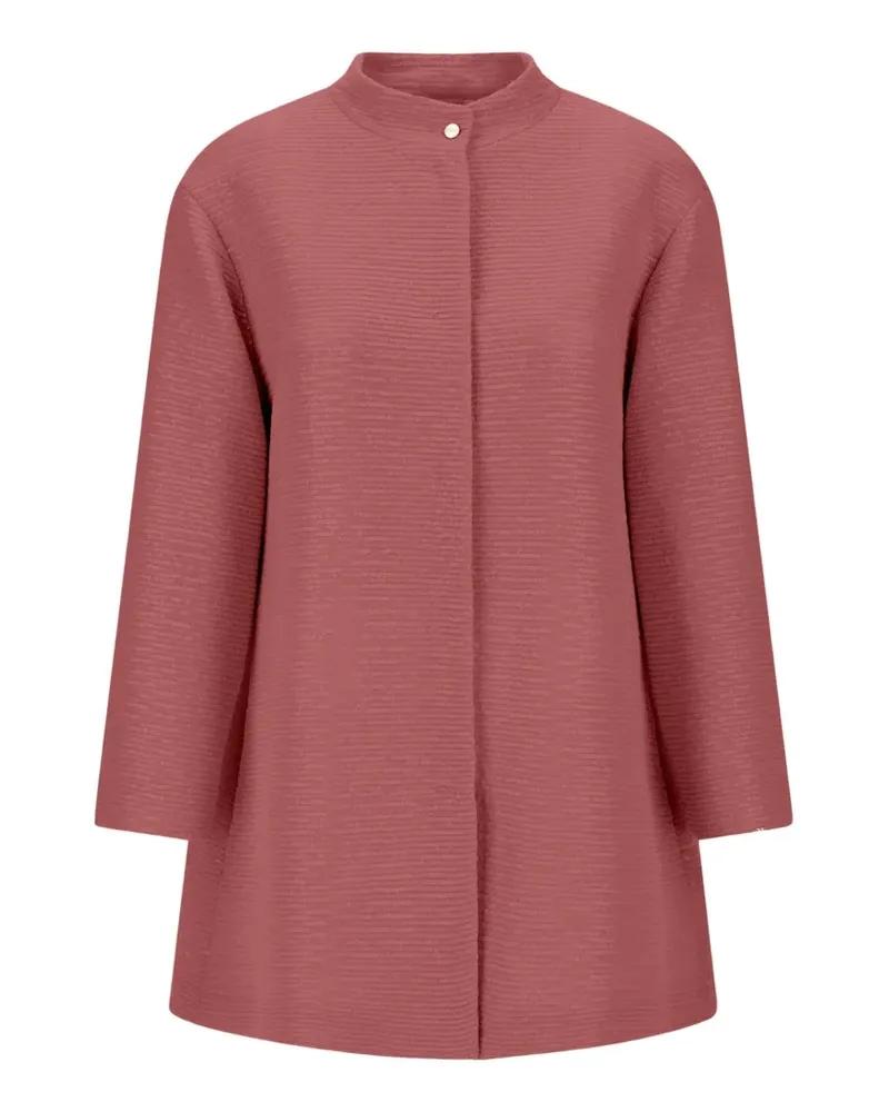 Herno Mantel mit Mandarinkragen - Rosa Rosa