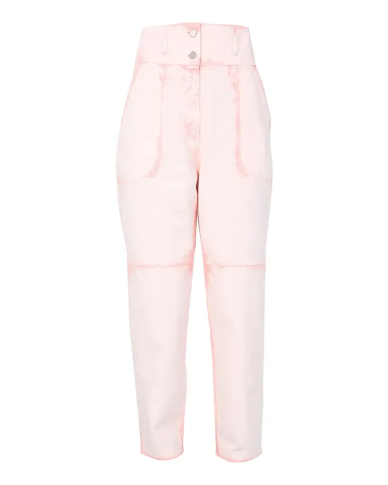 Alberta Ferretti belt-loops eans - Rosa Rosa