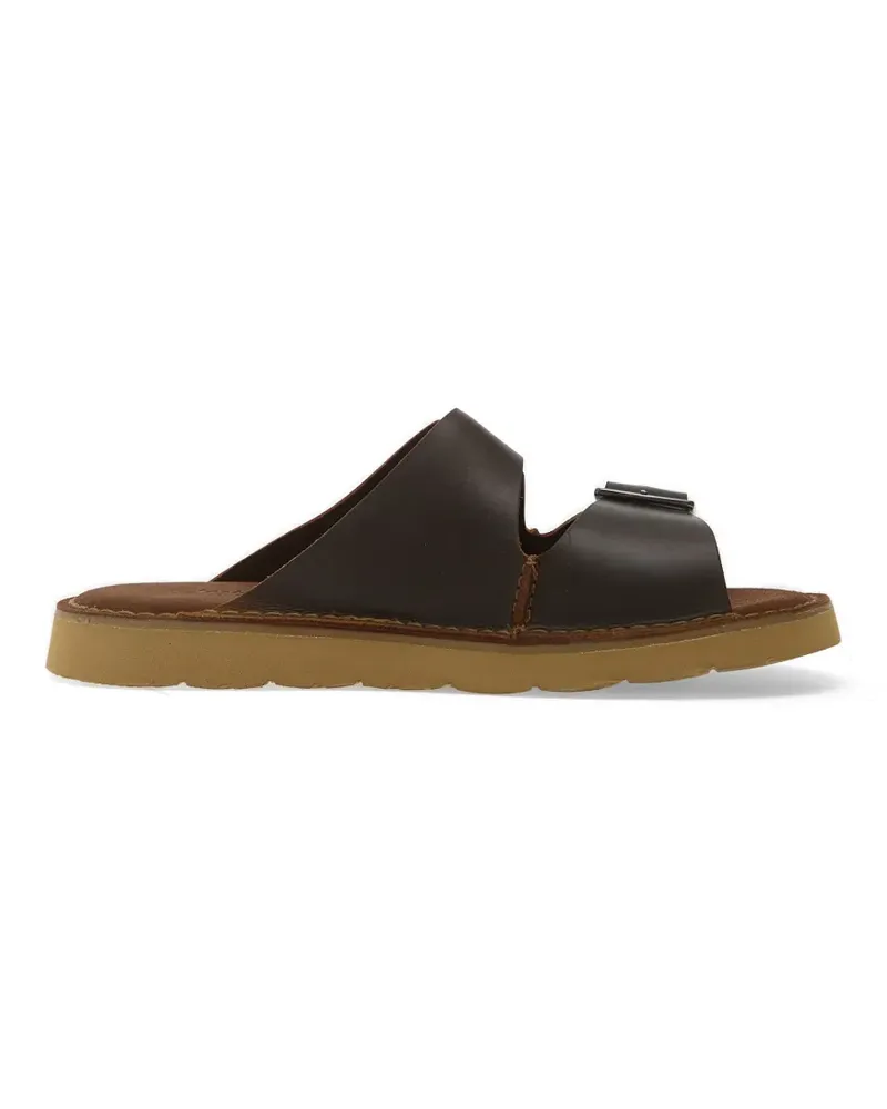 Clarks buckle-fastening leather sandals - Braun Braun