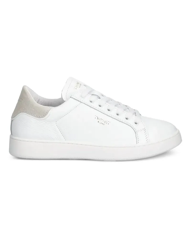 Twin-Set Sneakers mit Kontrasteinsatz - Weiß Weiß