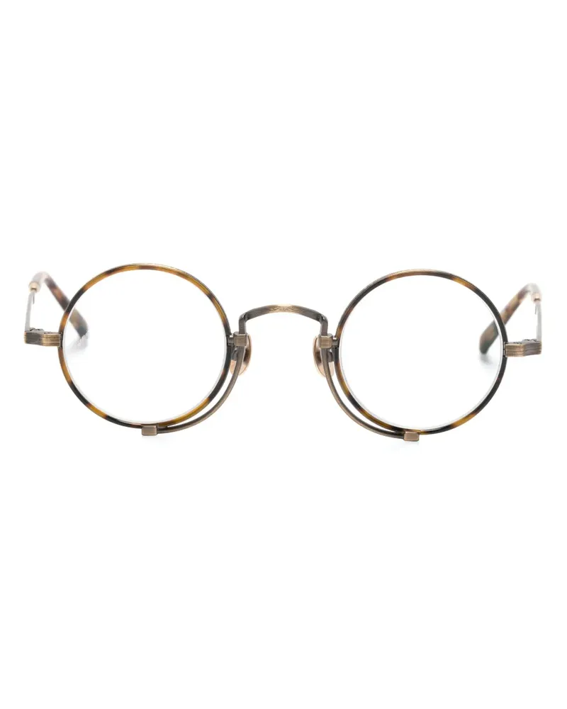 MATSUDA 10103HI Brille mit rundem Gestell - Braun Braun