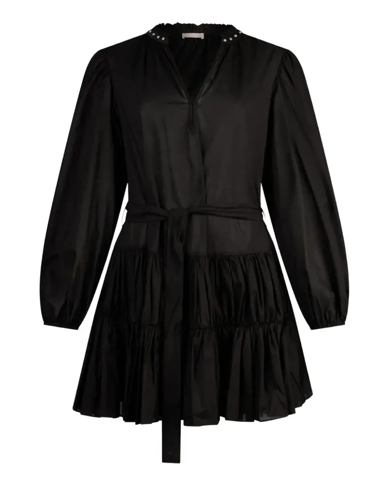 Liu Jo V-neck mini dress - Schwarz Schwarz