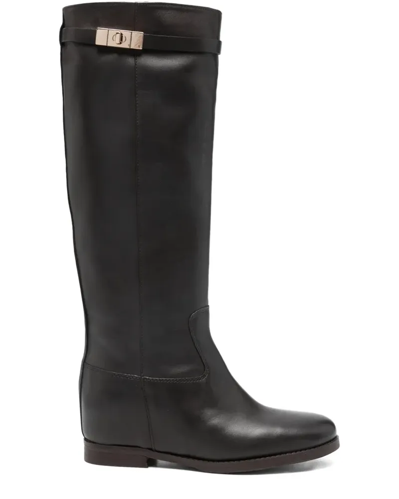 Julie Dee buckle strap boots - Braun Braun