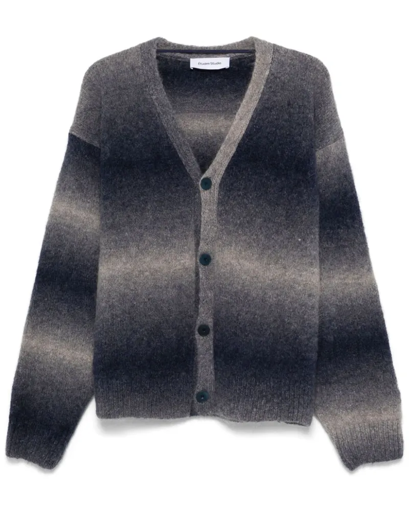 Études Studio Space-Dye-Cardigan - Blau Blau