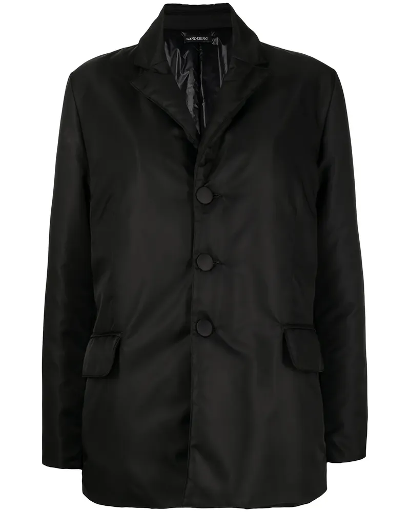 WANDERING Daunenjacke im Blazer-Look - Schwarz Schwarz