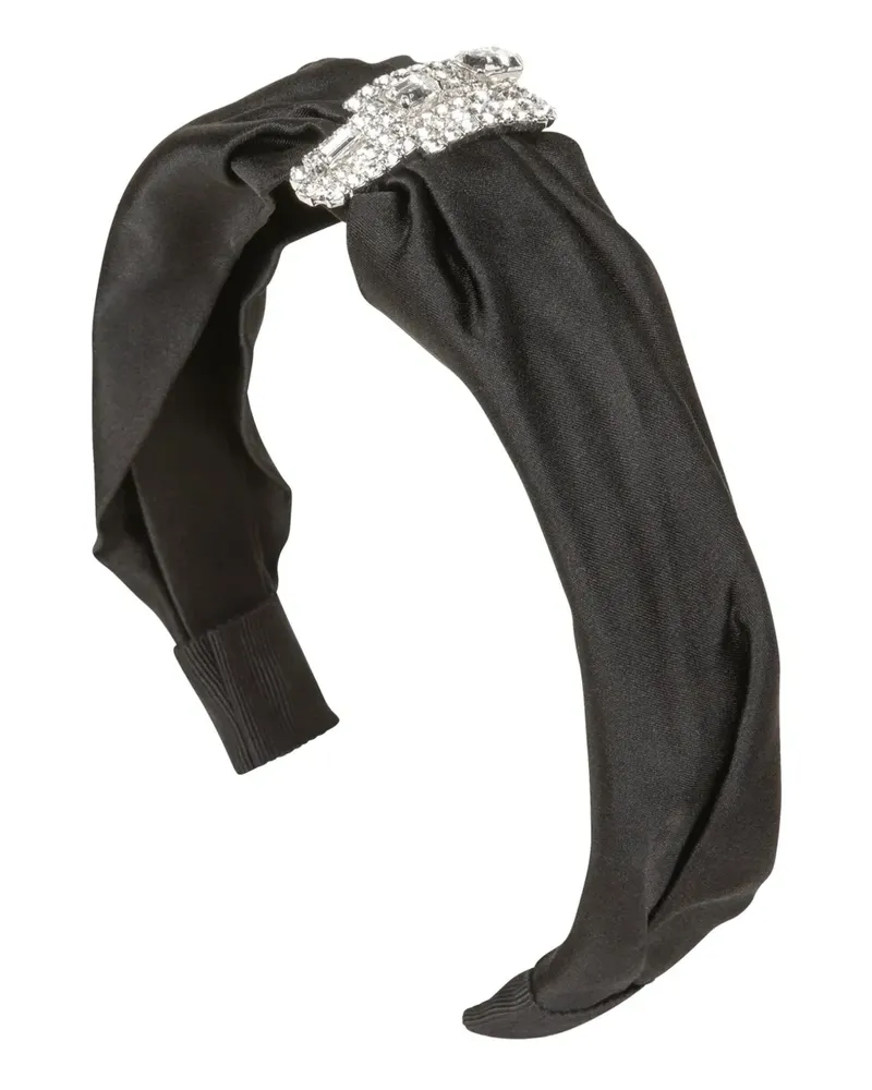 Jennifer Behr Verzierter Katalina Haarreif - Schwarz Schwarz