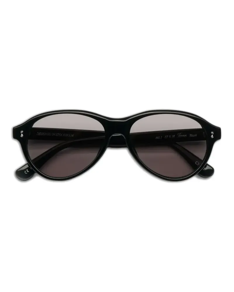 CHIMI Tome oval-frame sunglasses - Schwarz Schwarz
