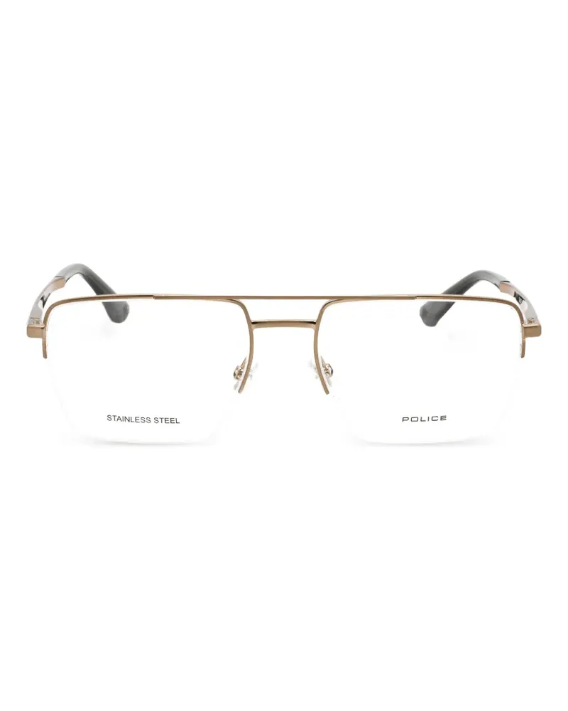 Police Klassische Pilotenbrille - Gold Gold