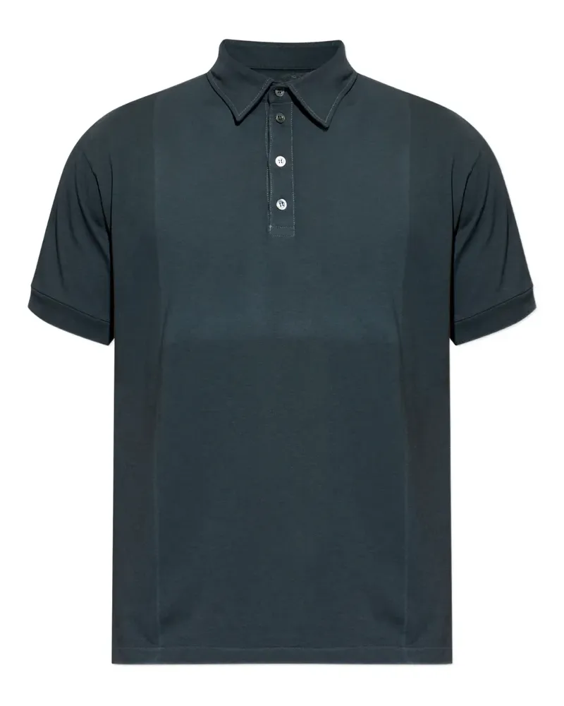 Maison Margiela Poloshirt mit Knopfleiste - Grau Grau