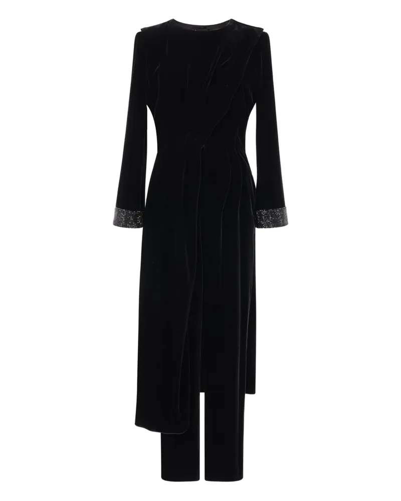 Giorgio Armani embellished jumpsuit - Schwarz Schwarz