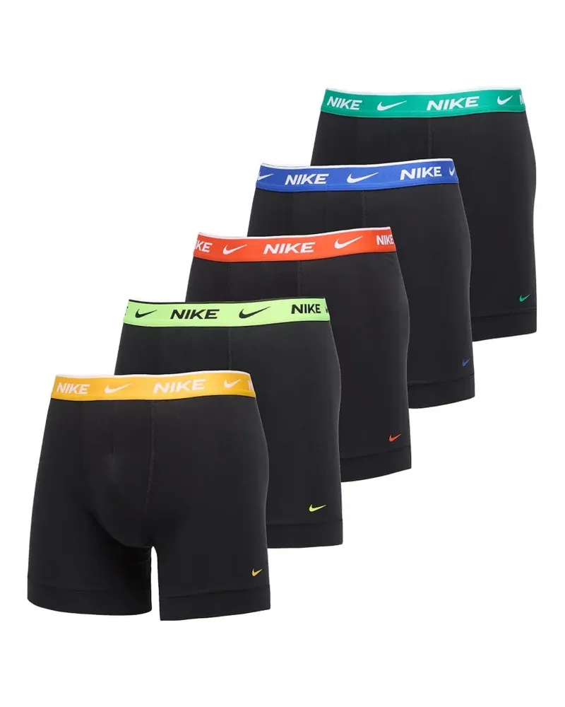 Nike Boxershorts mit Logo-Besatz (5er-Set) - Schwarz Schwarz