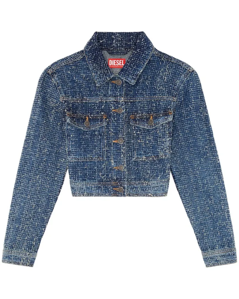 Diesel De-Atel Jeansjacke Blau