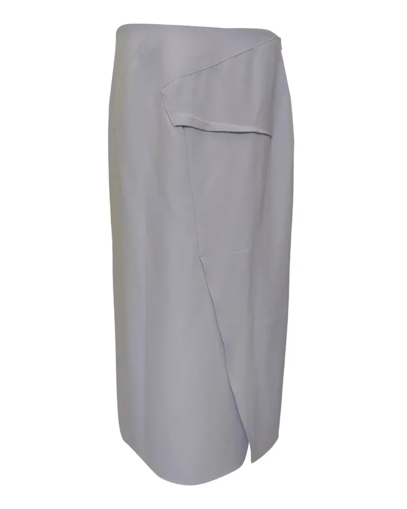 Roland Mouret Abrams folded midi skirt - Violett Violett